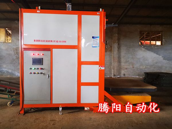 全自動拆垛機(jī)視頻飼料托盤拆垛流水線
