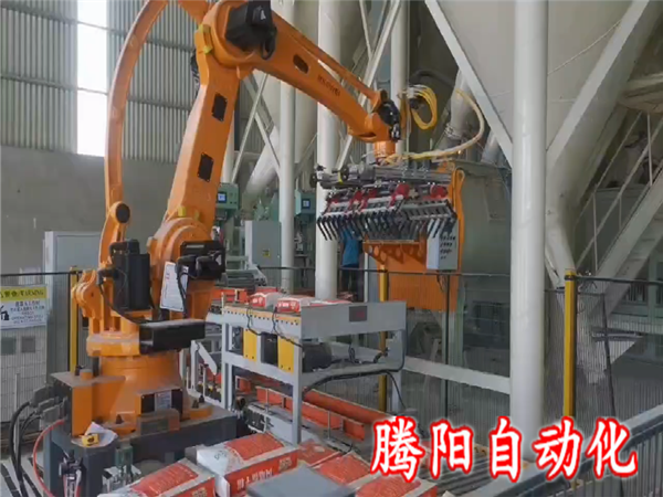 砂漿碼垛機(jī)器人建筑行業(yè)碼垛好幫手